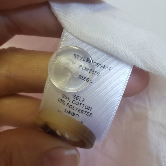 FANTASTIC Fawn L Midi Dress Striped Pink/White Button Up Cotton* - Picture 8 of 15